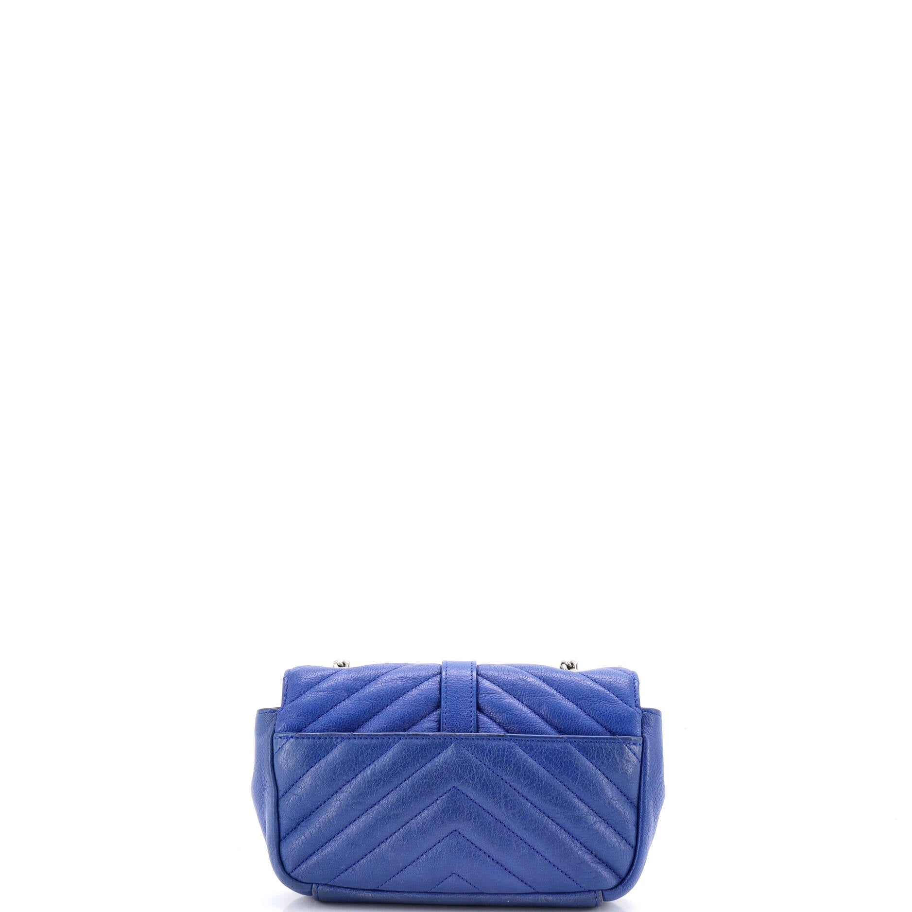 Classic Monogram Crossbody Bag Matelasse Chevron Leather Baby