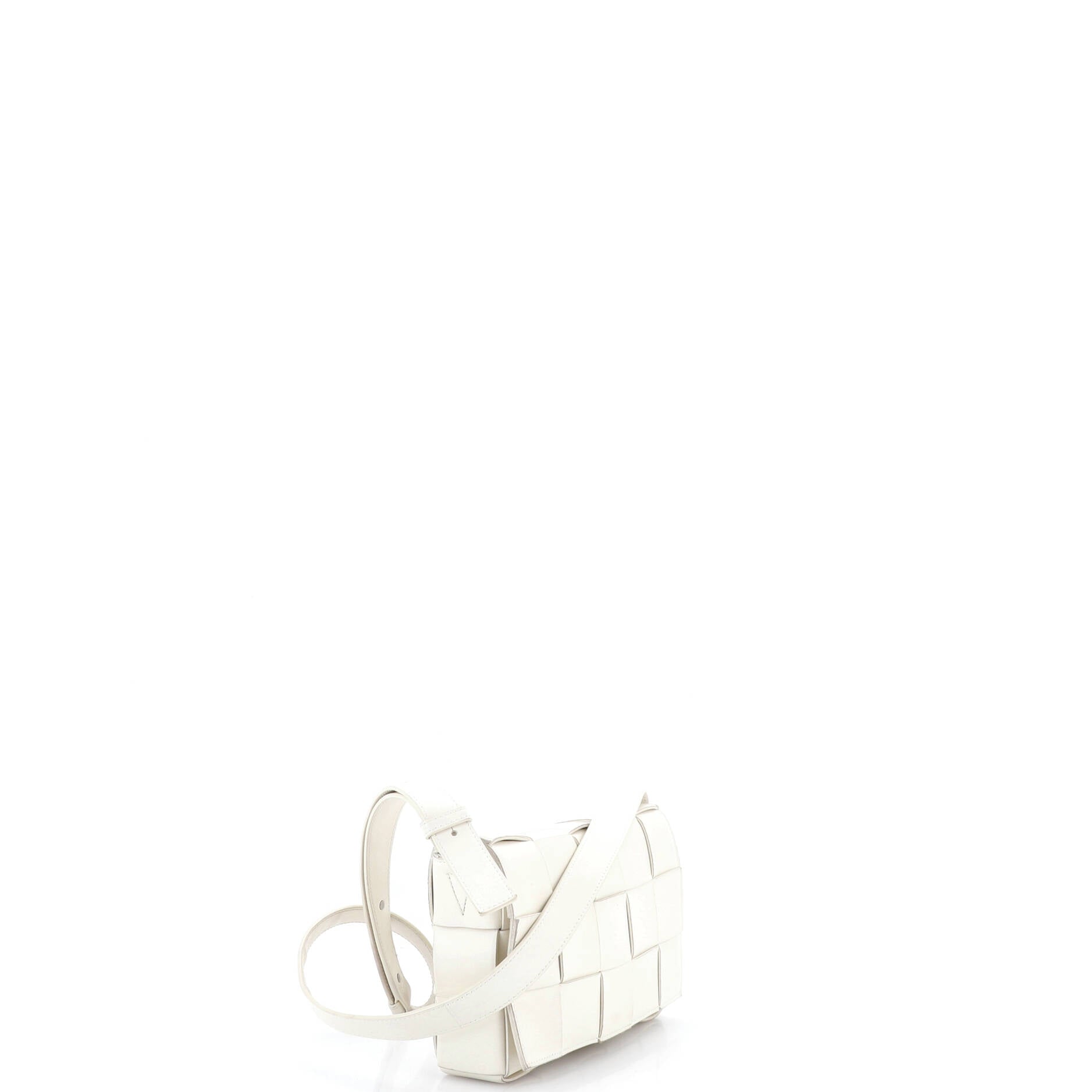 Cassette Crossbody Bag Maxi Intrecciato Leather Small