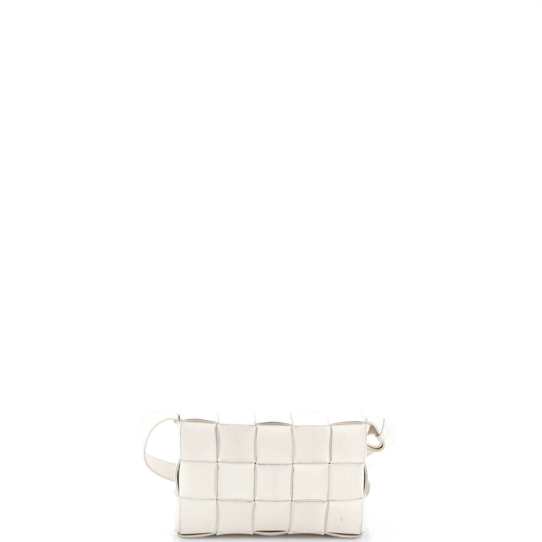 Cassette Crossbody Bag Maxi Intrecciato Leather Small