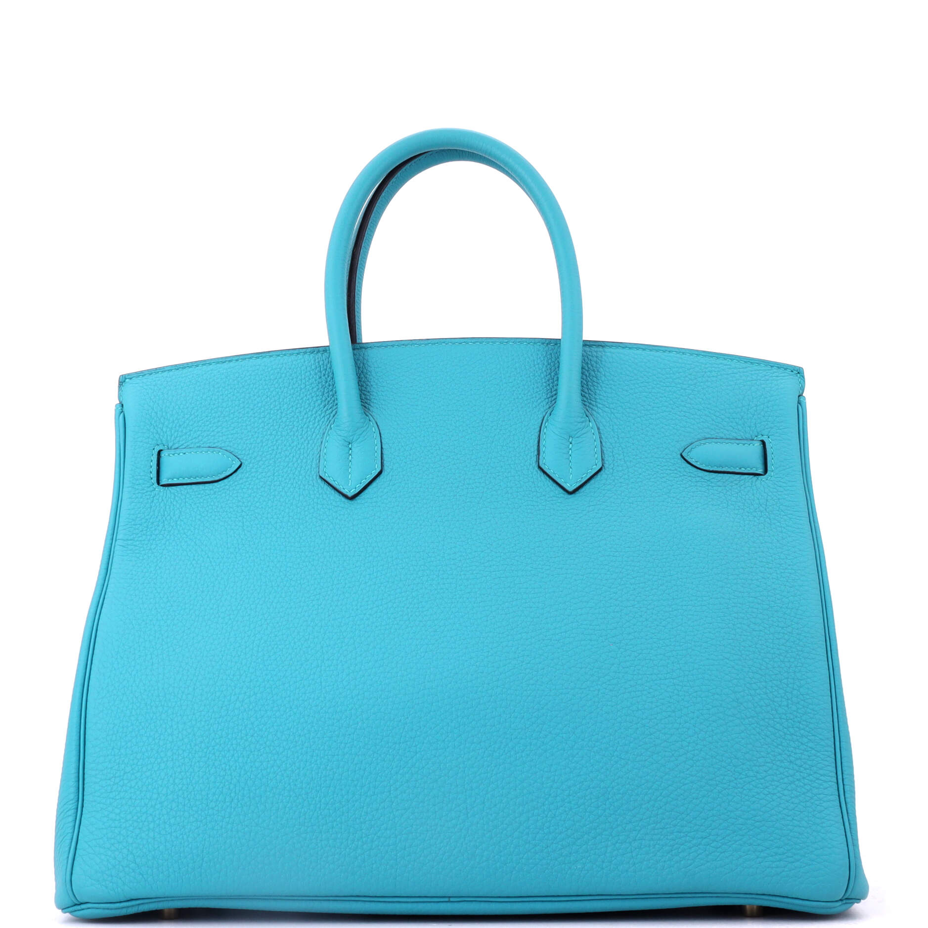 Birkin Handbag Turquoise Togo with Gold Hardware 35
