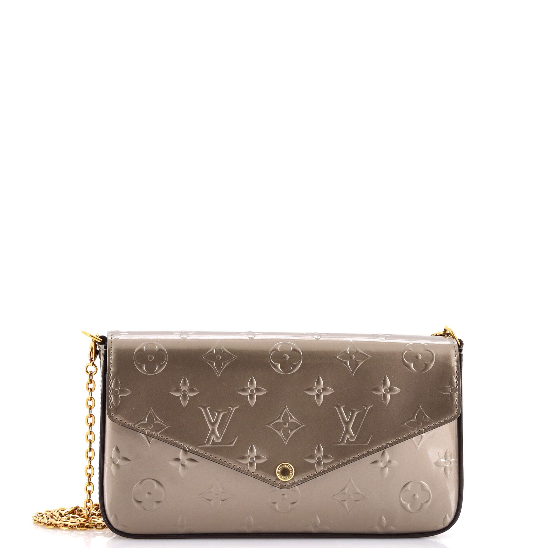 Felicie Pochette Limited Edition Metallic Monogram Vernis