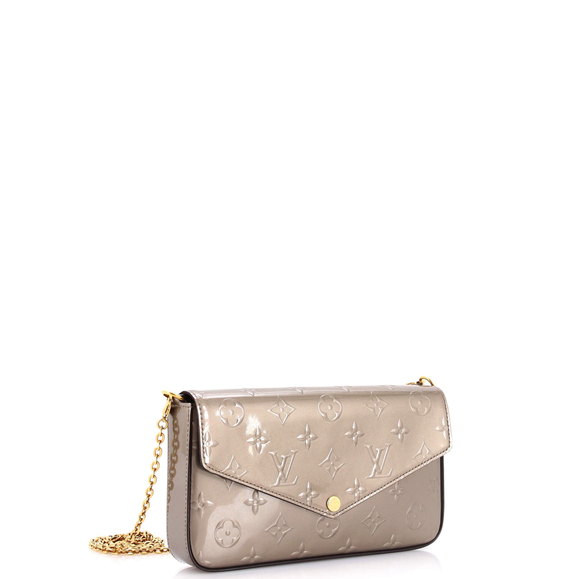 Felicie Pochette Limited Edition Metallic Monogram Vernis