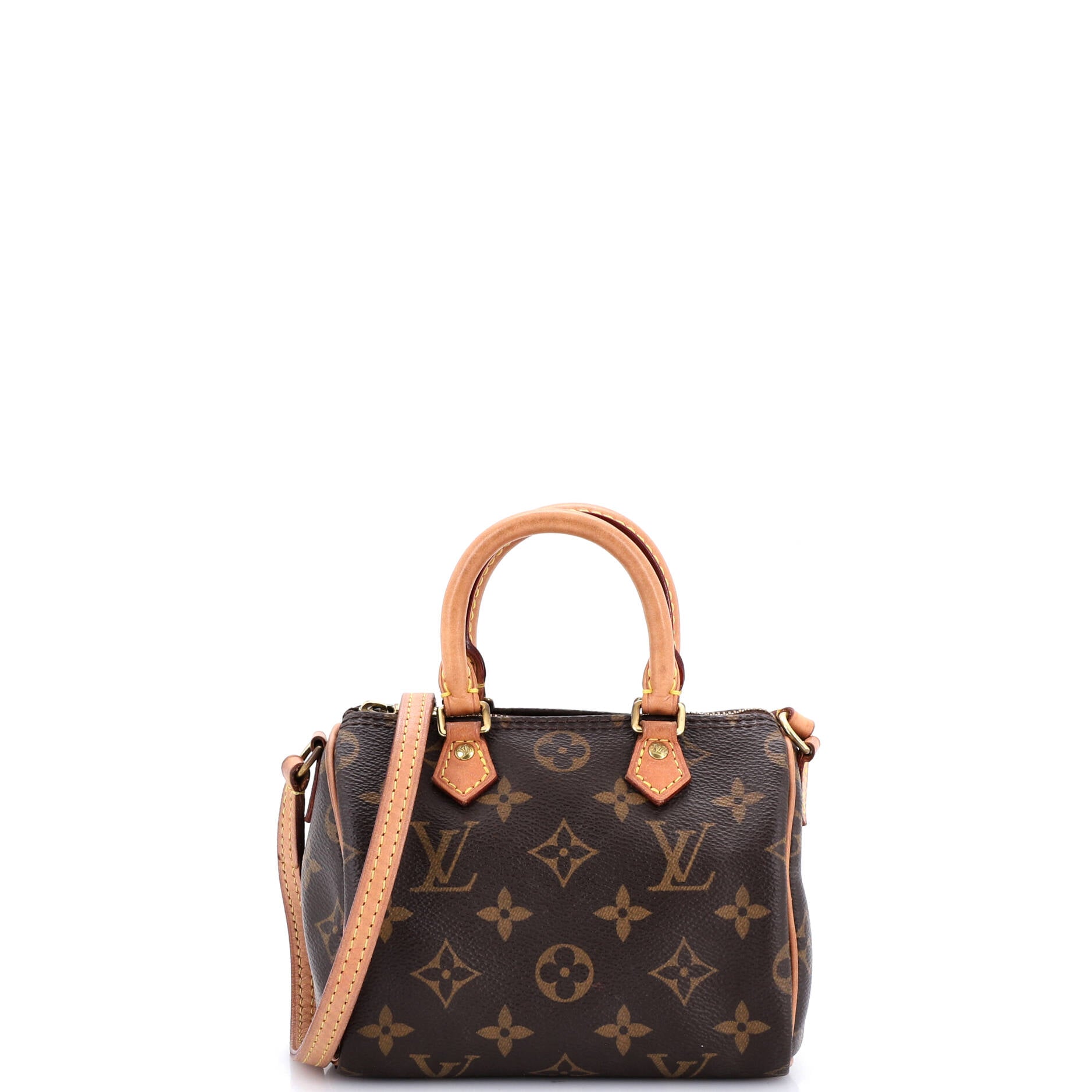 Speedy Bandouliere Bag Monogram Canvas Nano