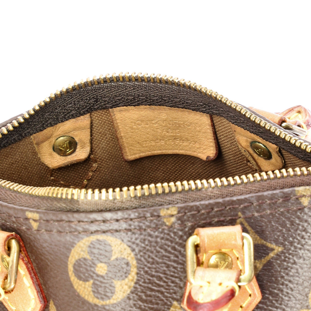 Speedy Bandouliere Bag Monogram Canvas Nano