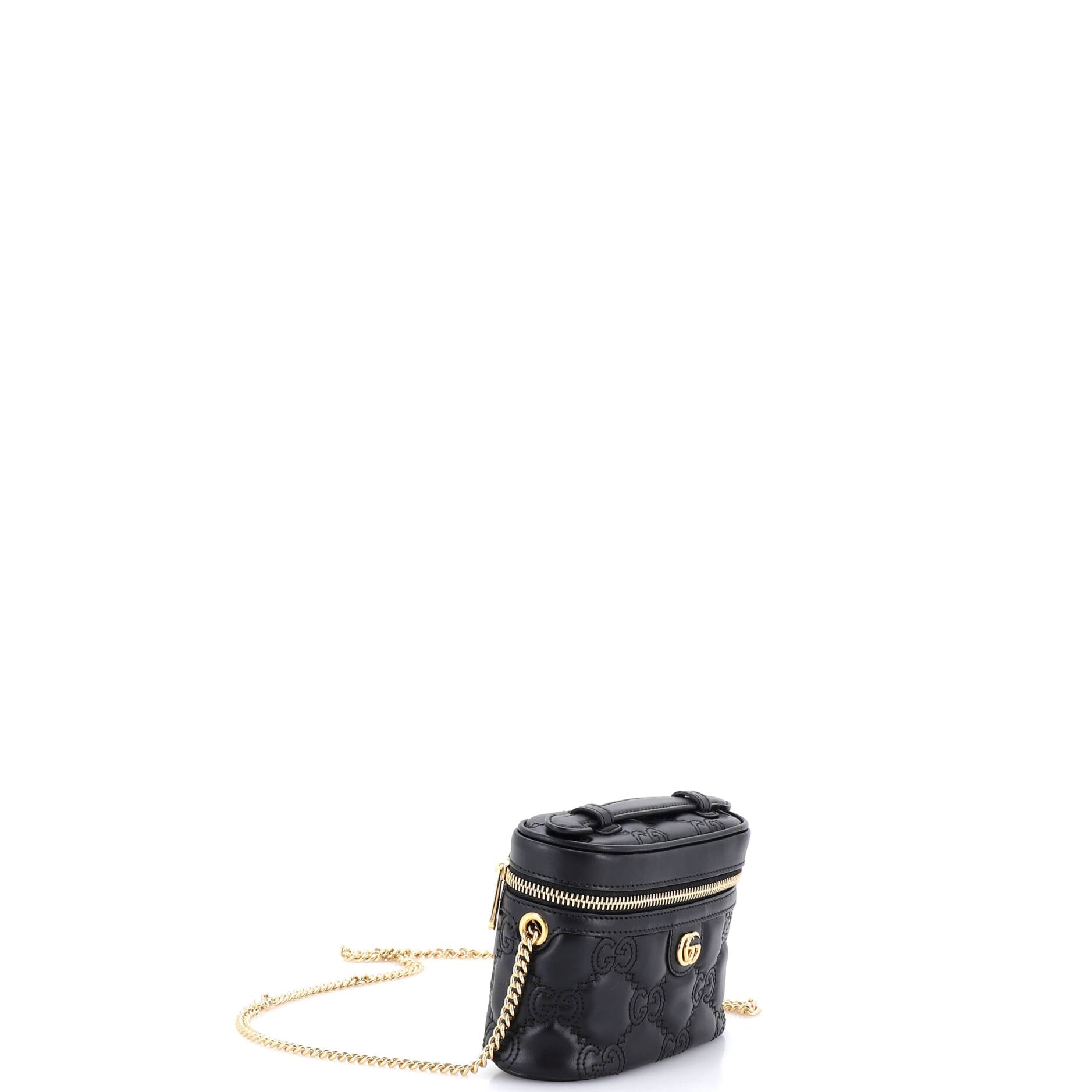 Top Handle Vanity Chain Bag GG Matelasse Leather Mini