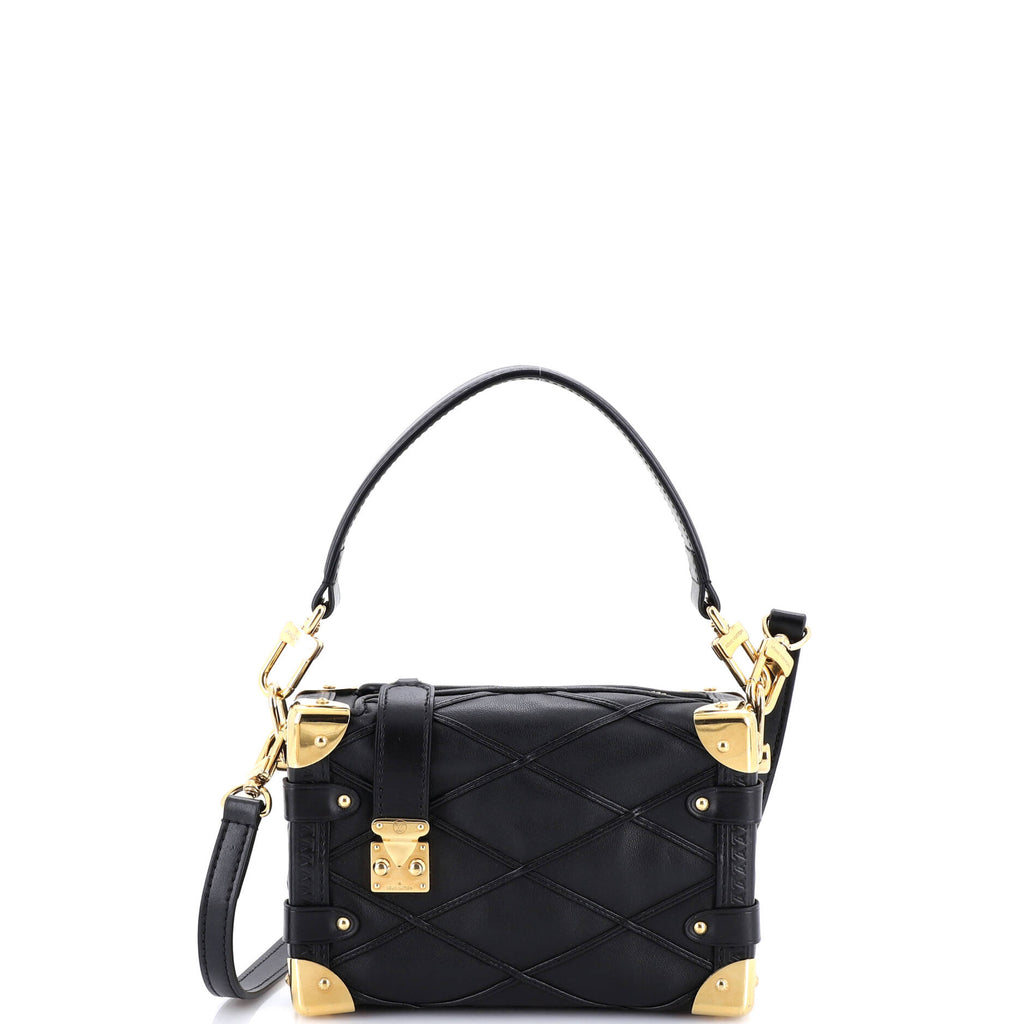 Side Trunk Handbag Malletage Leather PM