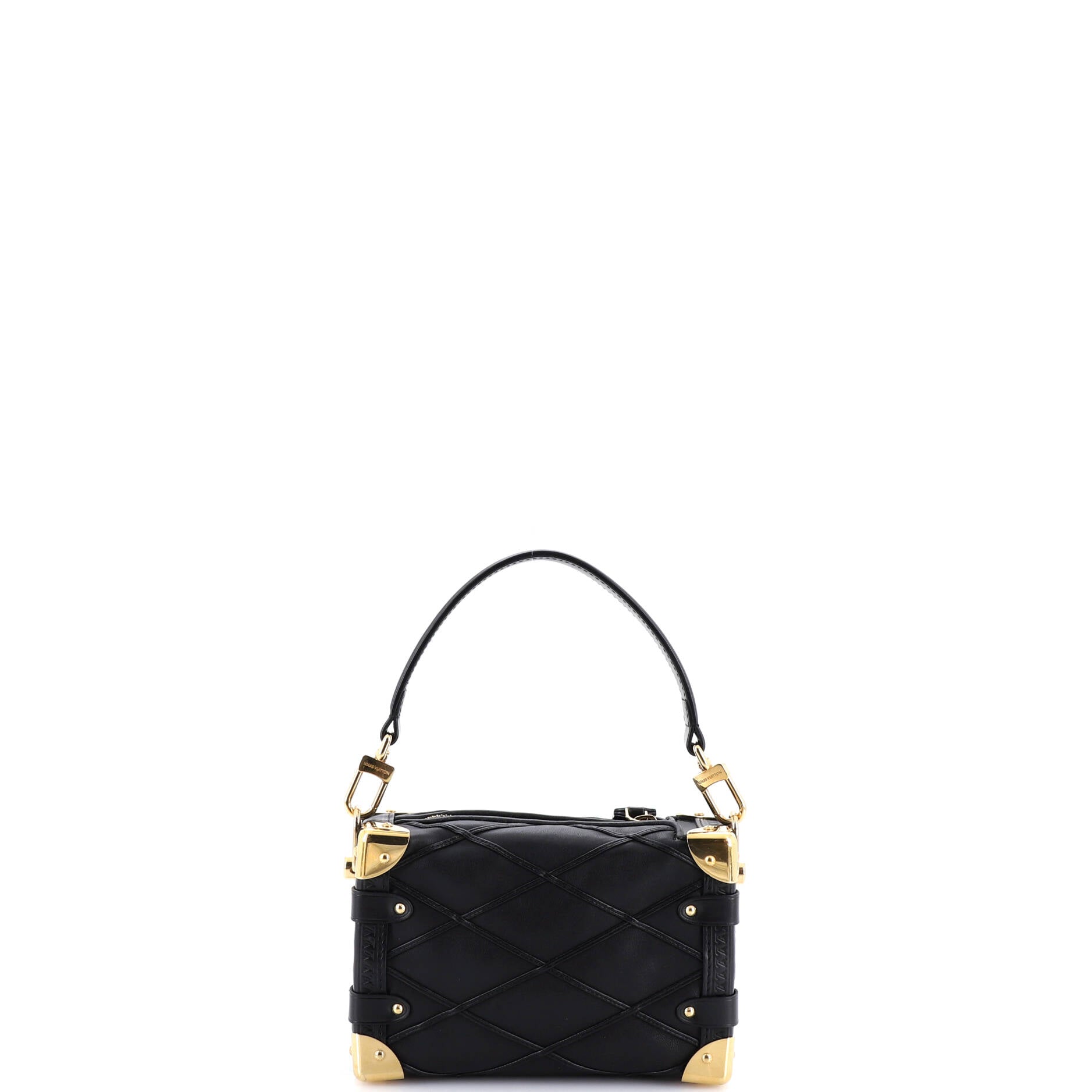 Side Trunk Handbag Malletage Leather PM
