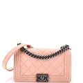 Boy Flap Bag Quilted Lambskin Old Medium