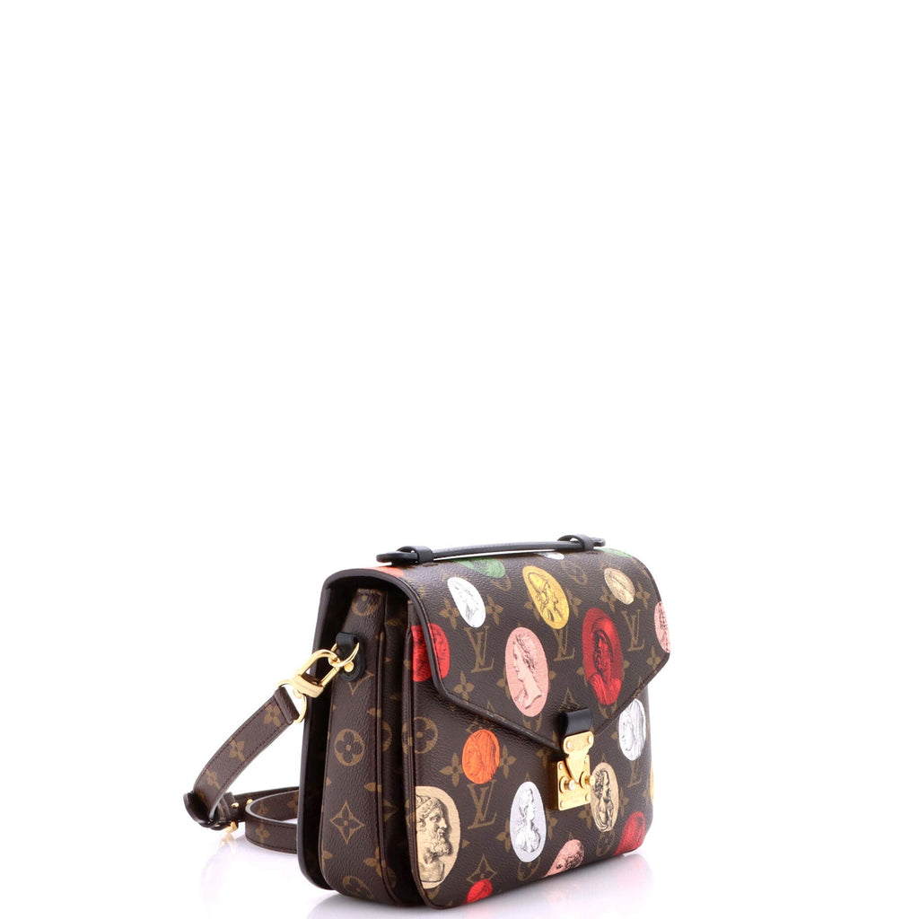 Pochette Metis Limited Edition Fornasetti Cameo Monogram Canvas
