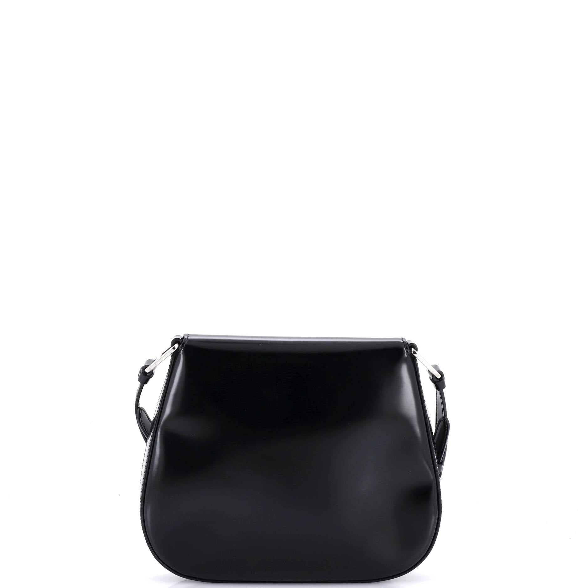 Cleo Flap Shoulder Bag Spazzolato Leather Large