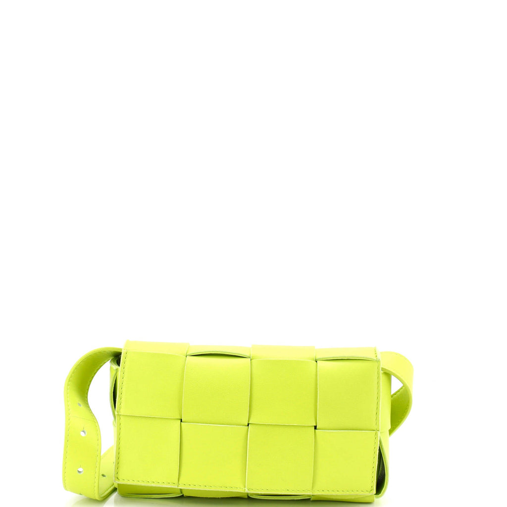 Cassette Belt Bag Maxi Intrecciato Leather