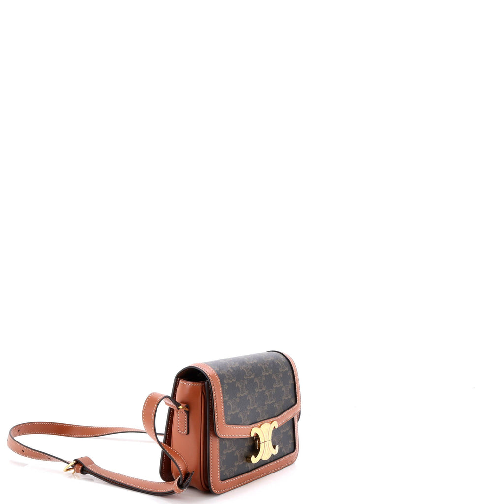 Triomphe Shoulder Bag Triomphe Coated Canvas Medium