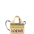 Paula's Ibiza Logo Convertible Tote Raffia Small