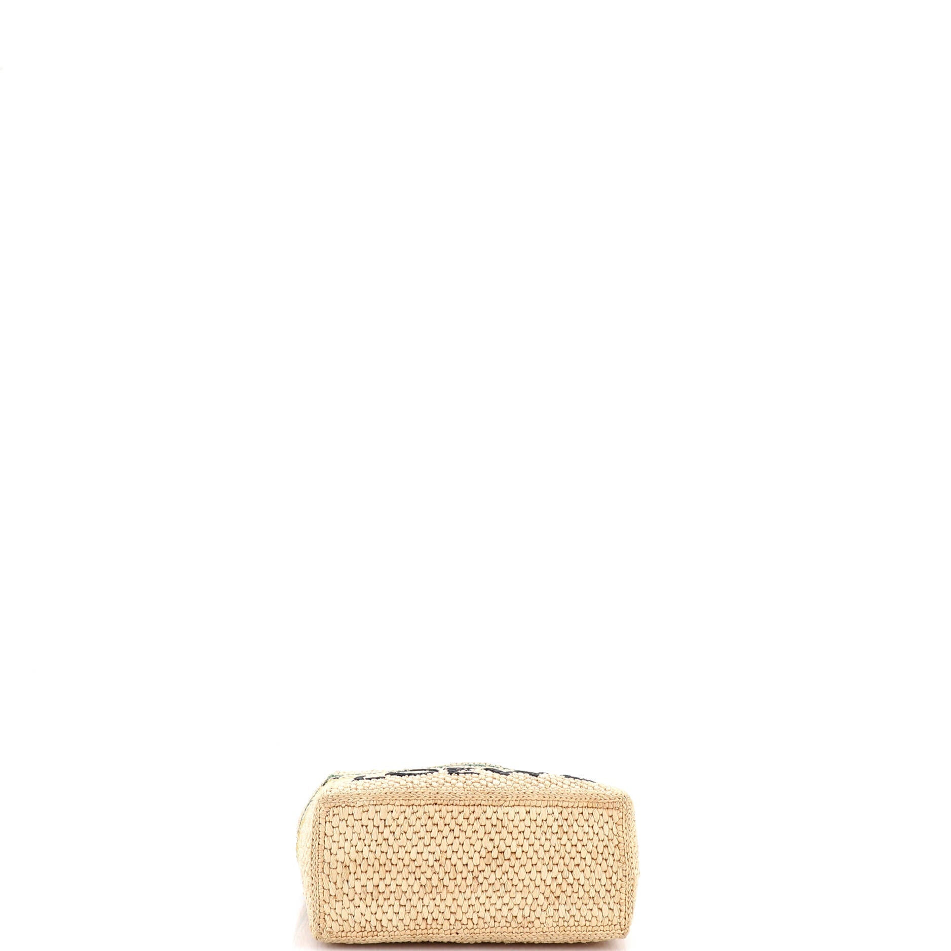 Paula's Ibiza Logo Convertible Tote Raffia Small