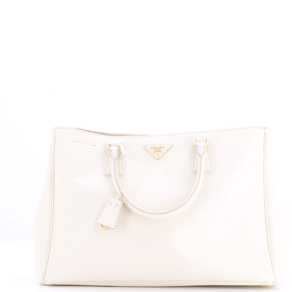 Double Zip Lux Tote Saffiano Leather XL