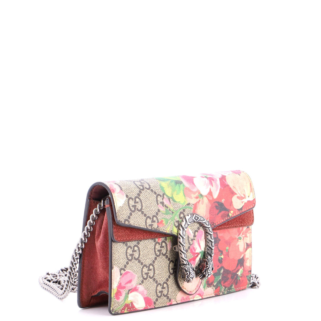 Dionysus Bag Blooms Print GG Coated Canvas Super Mini