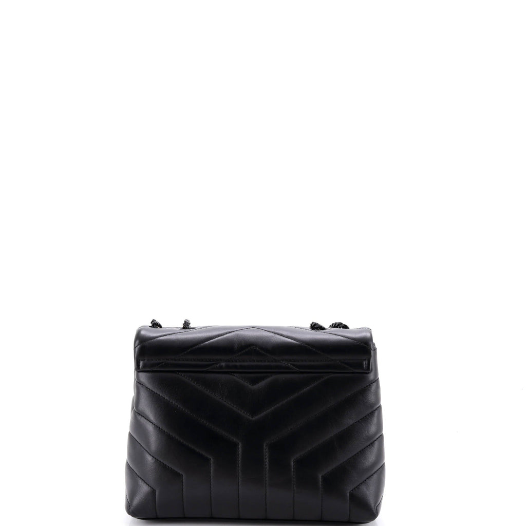 Loulou Shoulder Bag Matelasse Chevron Leather Small