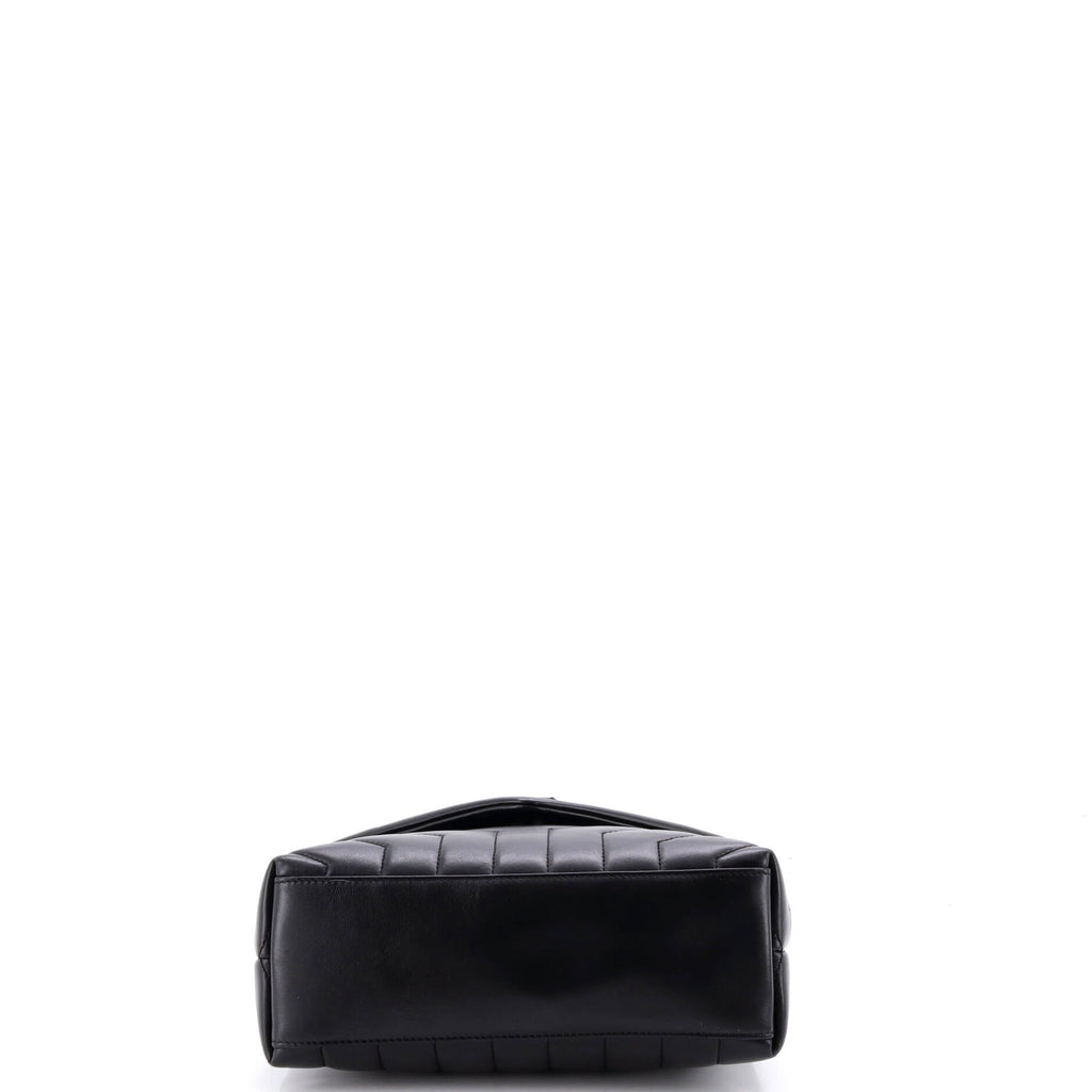 Loulou Shoulder Bag Matelasse Chevron Leather Small