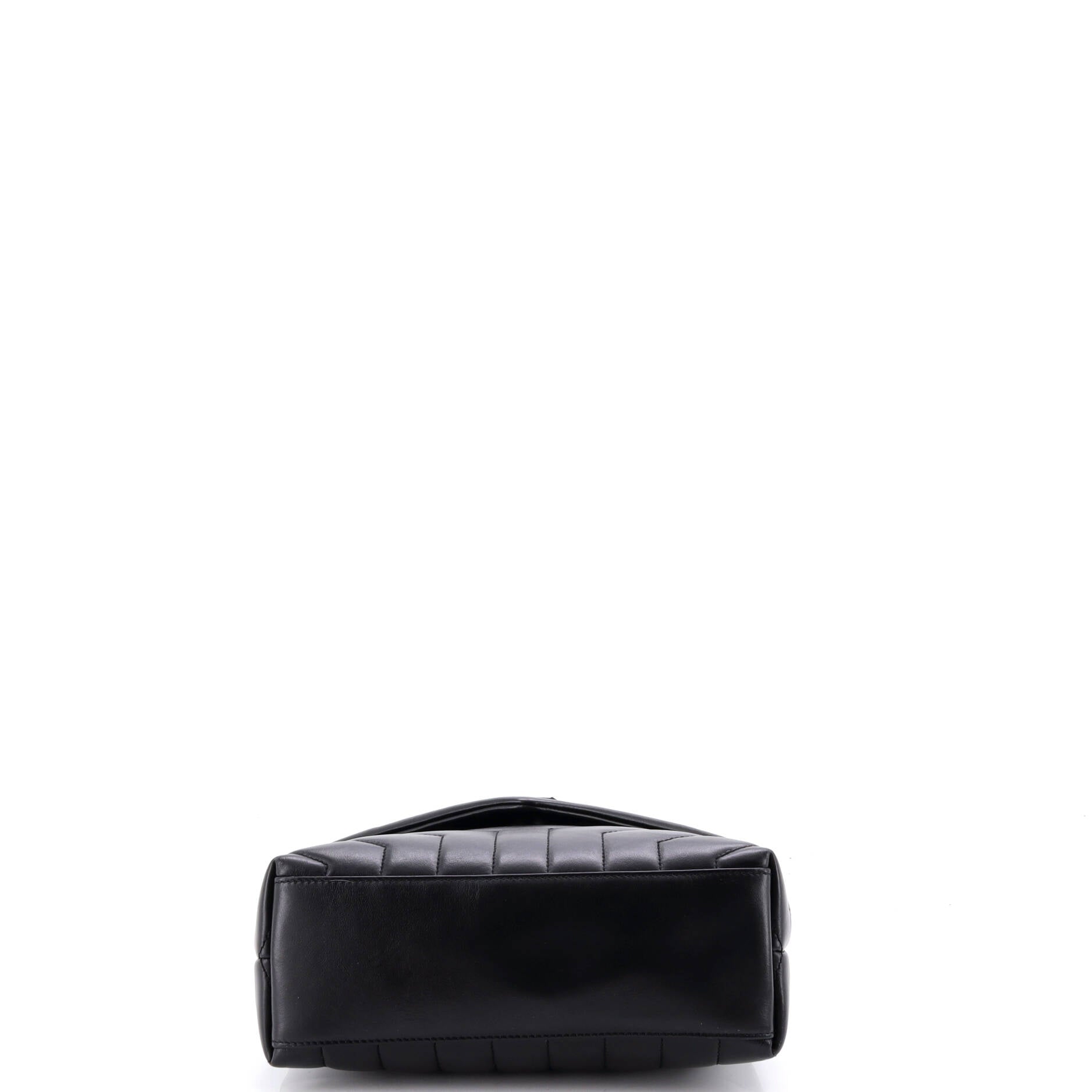 Loulou Shoulder Bag Matelasse Chevron Leather Small