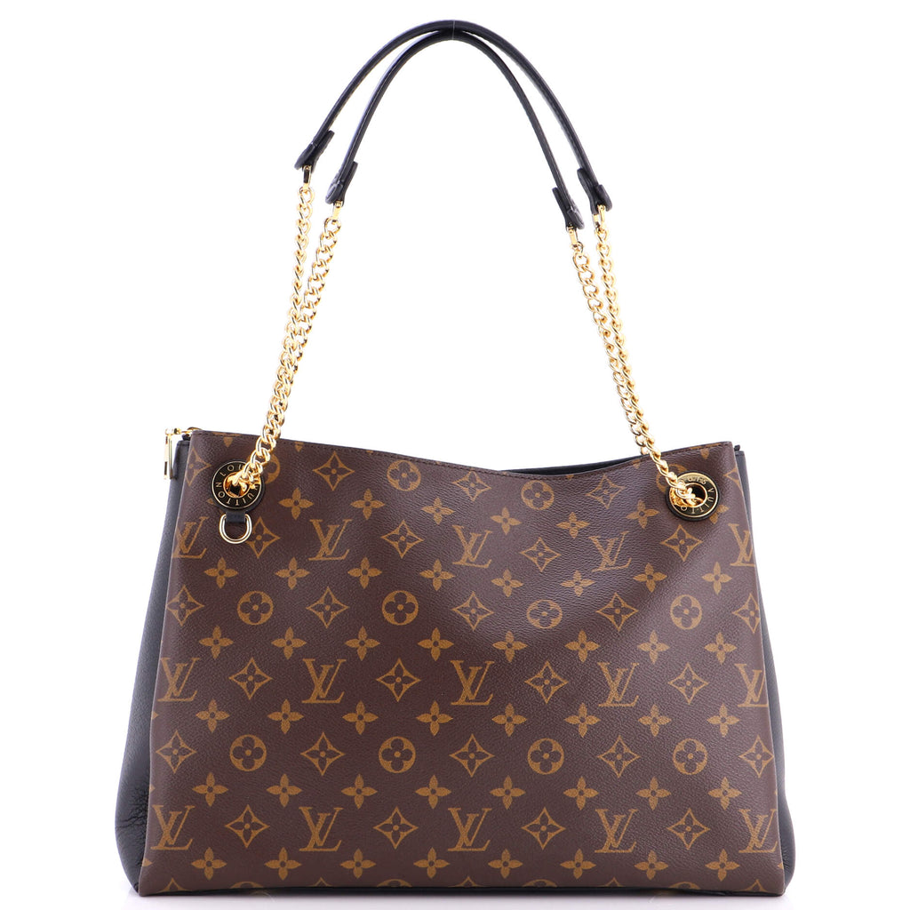 Surene Handbag Monogram Canvas with Leather MM
