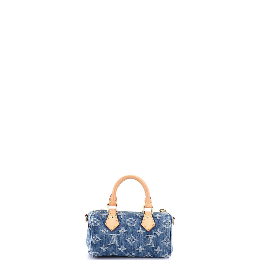 Speedy Bandouliere NM Bag Monogram Denim Nano