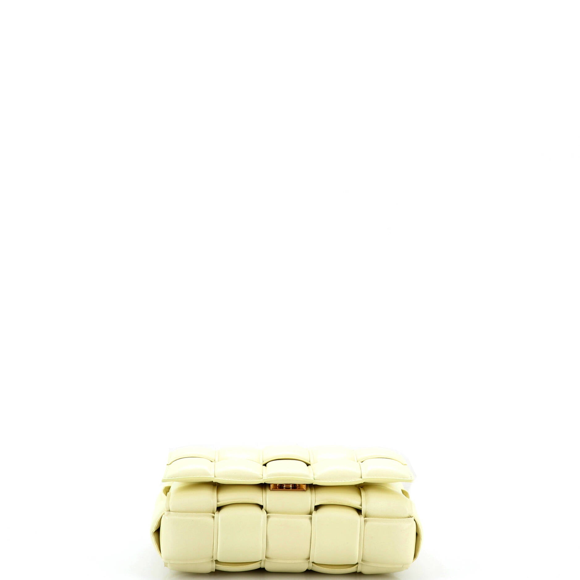 Cassette Chain Crossbody Bag Padded Maxi Intrecciato Leather