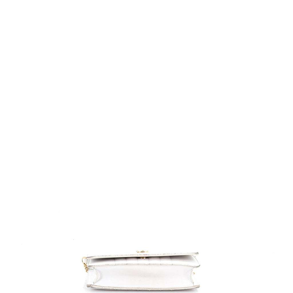 Lola Clutch on Chain Quilted Leather