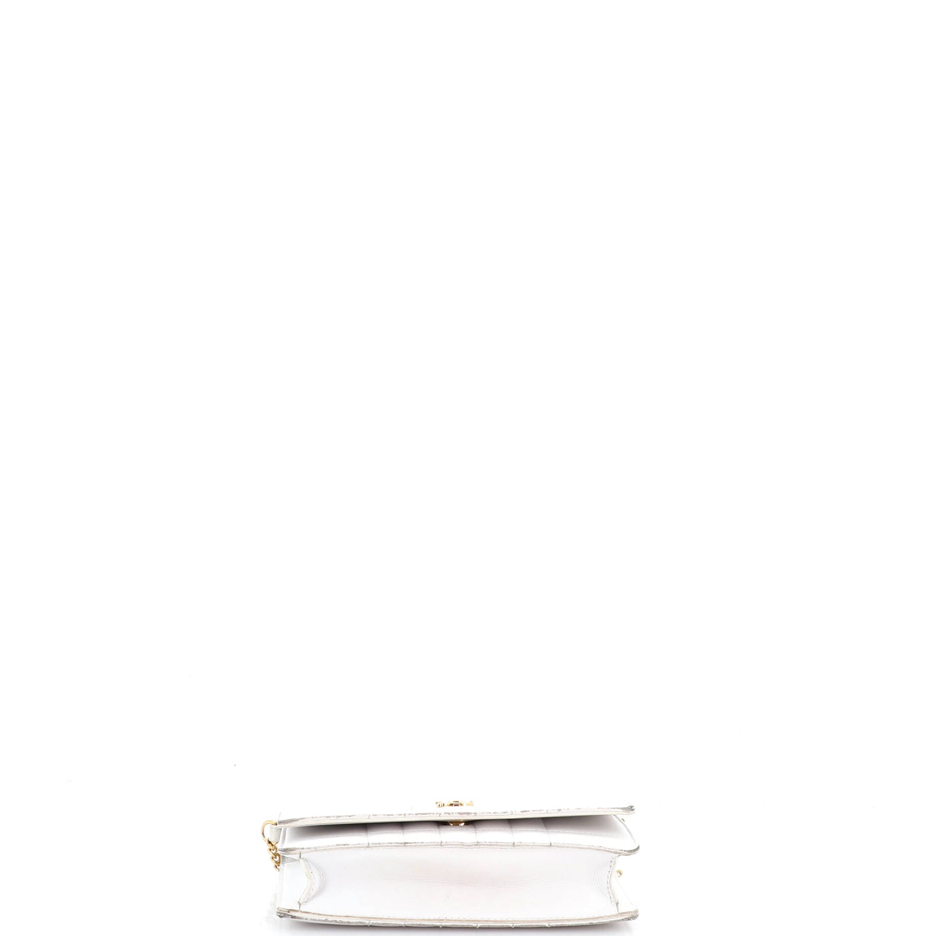 Lola Clutch on Chain Quilted Leather