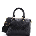 Speedy Bandouliere Bag Monogram Embossed Lambskin 22