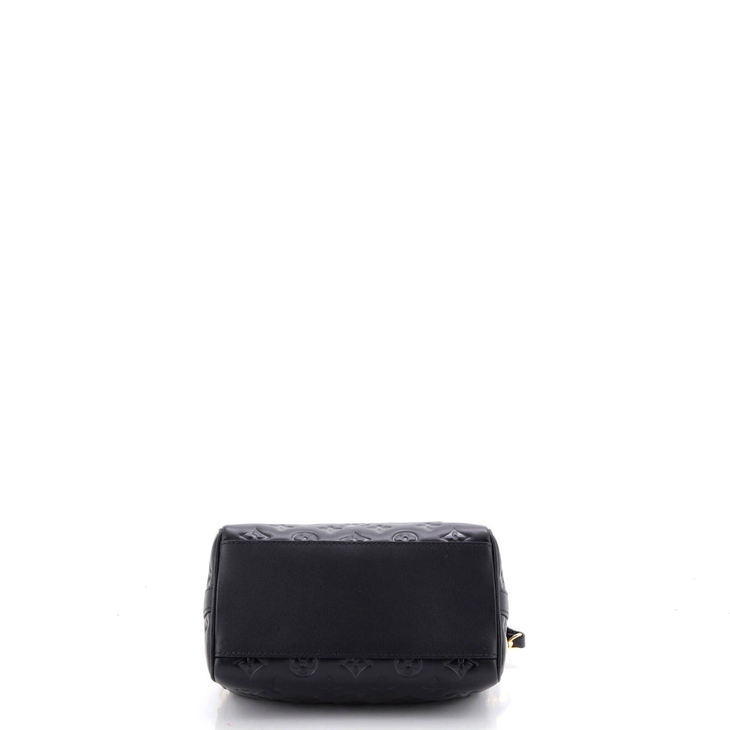 Speedy Bandouliere Bag Monogram Embossed Lambskin 22