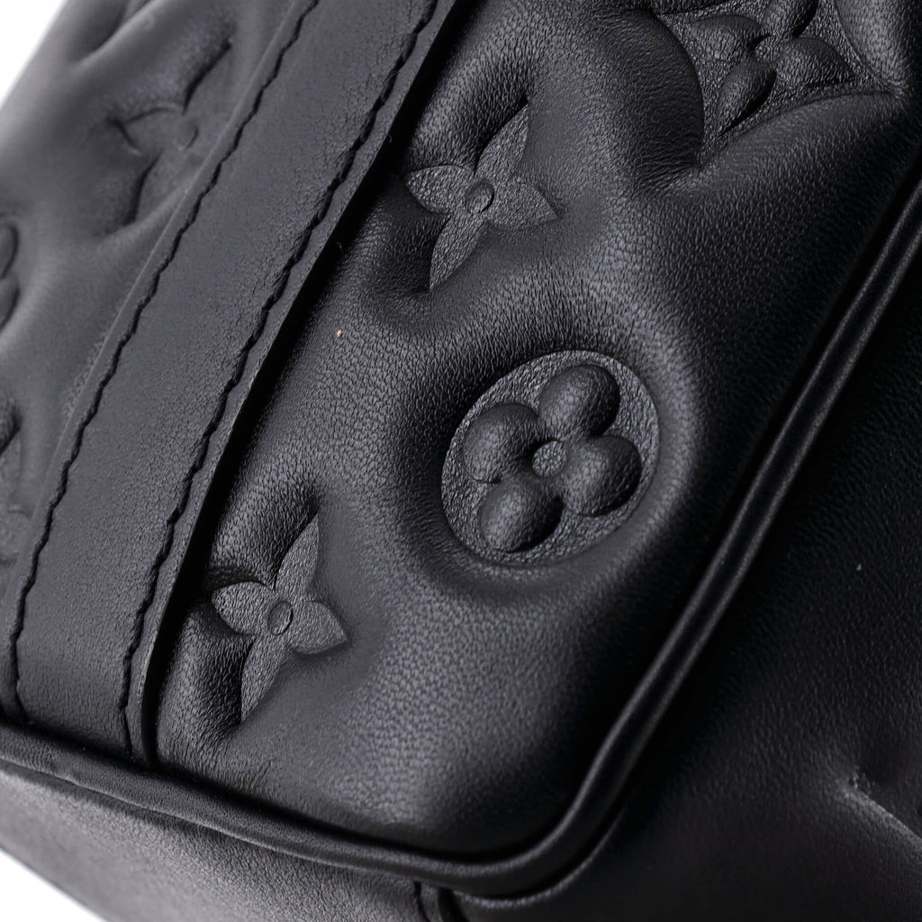 Speedy Bandouliere Bag Monogram Embossed Lambskin 22