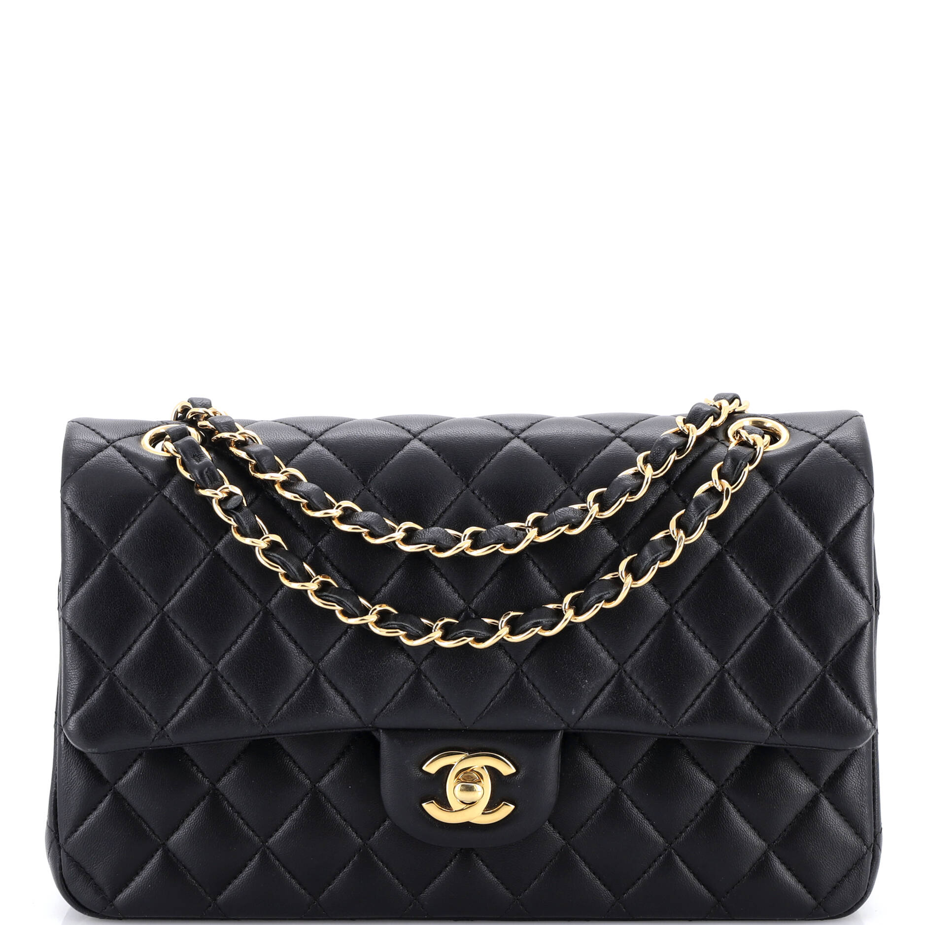 Classic Double Flap Bag Quilted Lambskin Medium