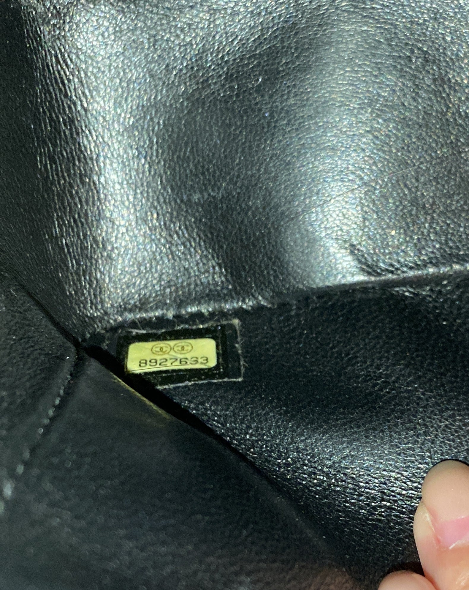 Vintage Classic Double Flap Bag Quilted Caviar Medium