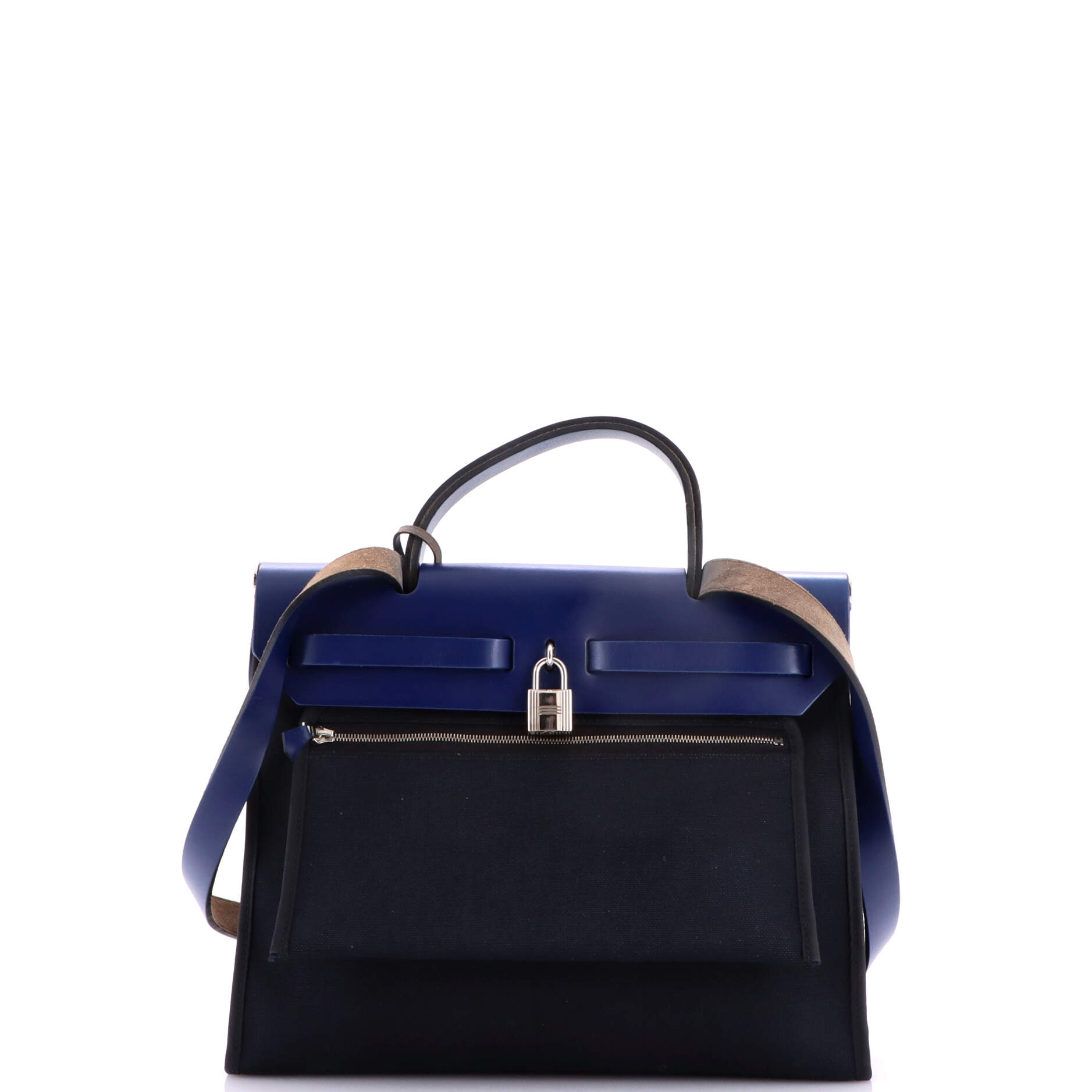 Herbag Zip Leather and Toile 31
