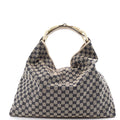 Horsebit Hobo GG Canvas Large