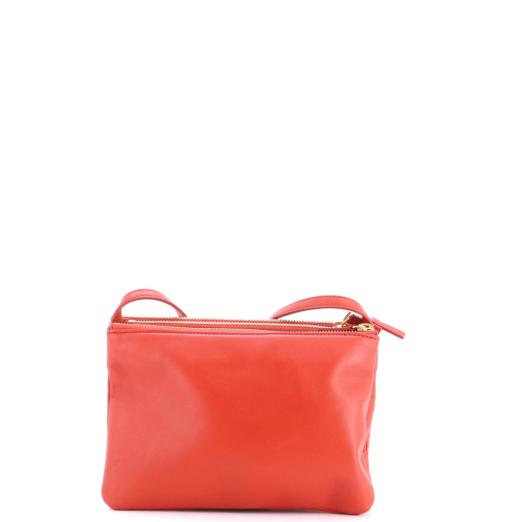 Trio Crossbody Bag Leather Small