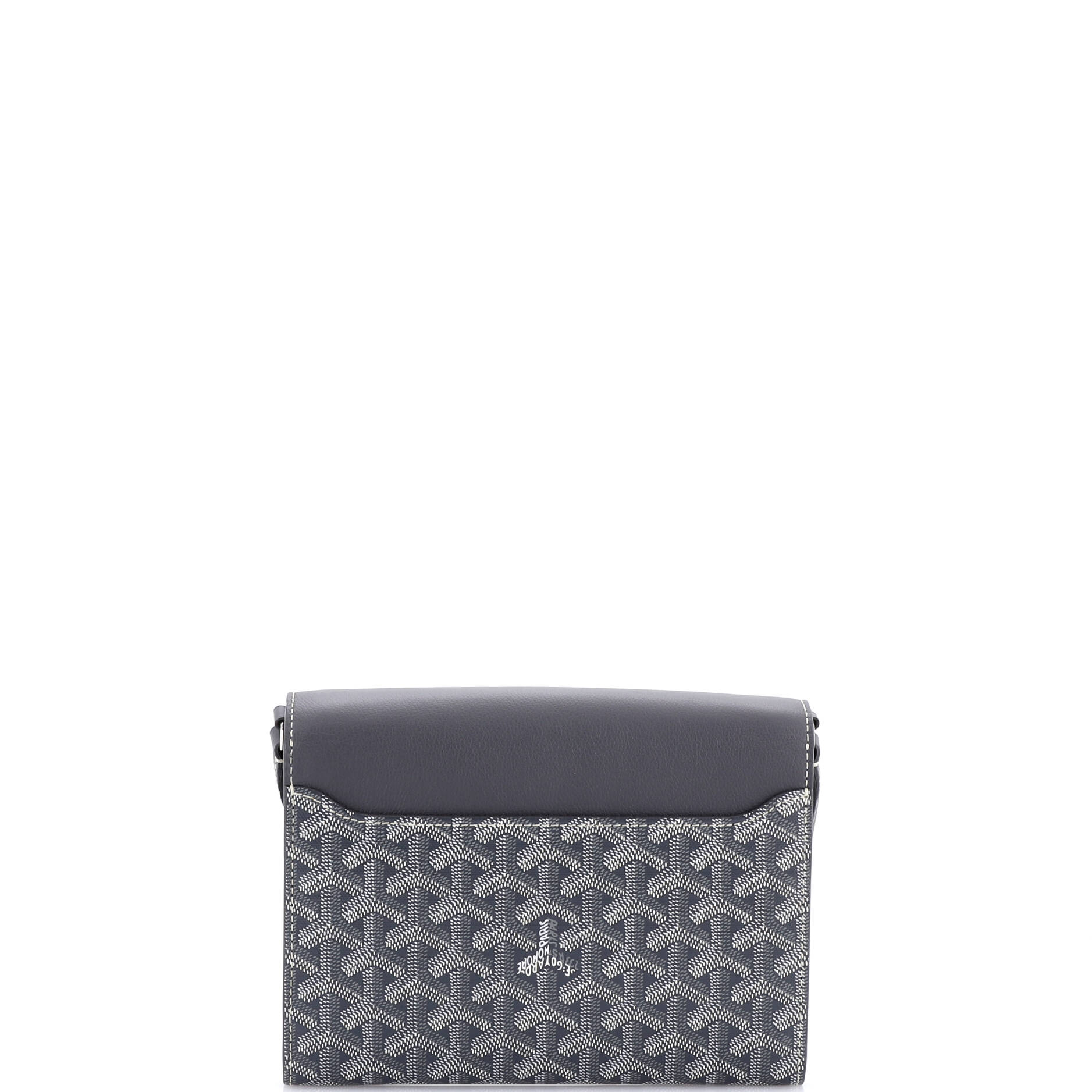 Chypre Wallet on Strap Coated Canvas with Leather