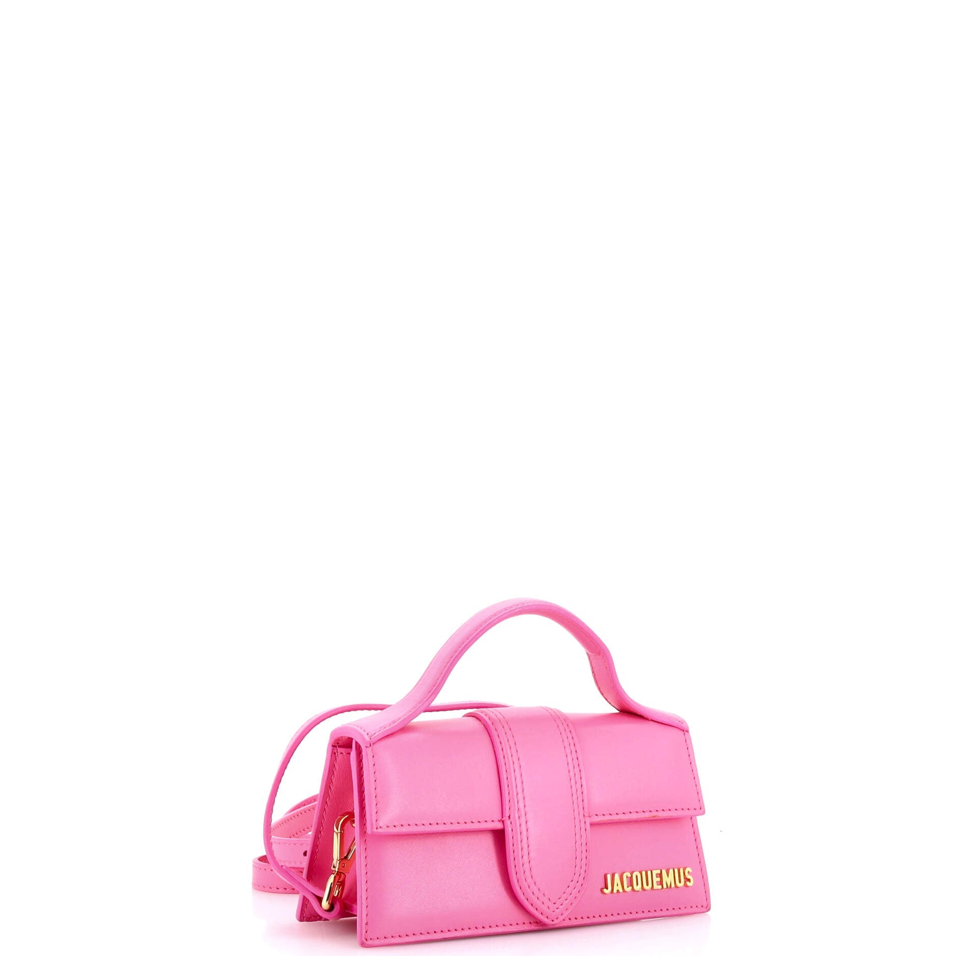 Le Bambino Top Handle Flap Bag Leather