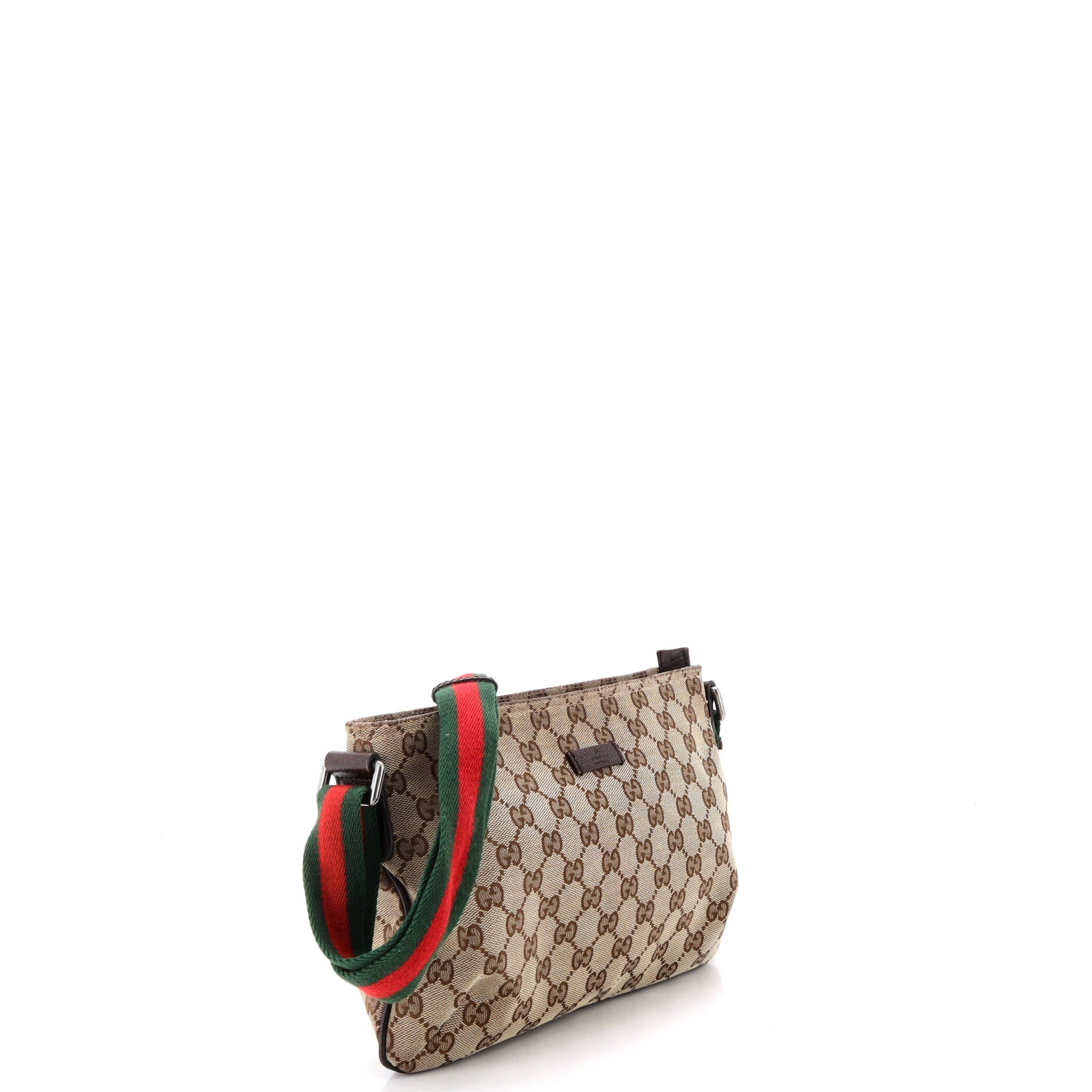Web Strap Messenger Bag GG Canvas Small
