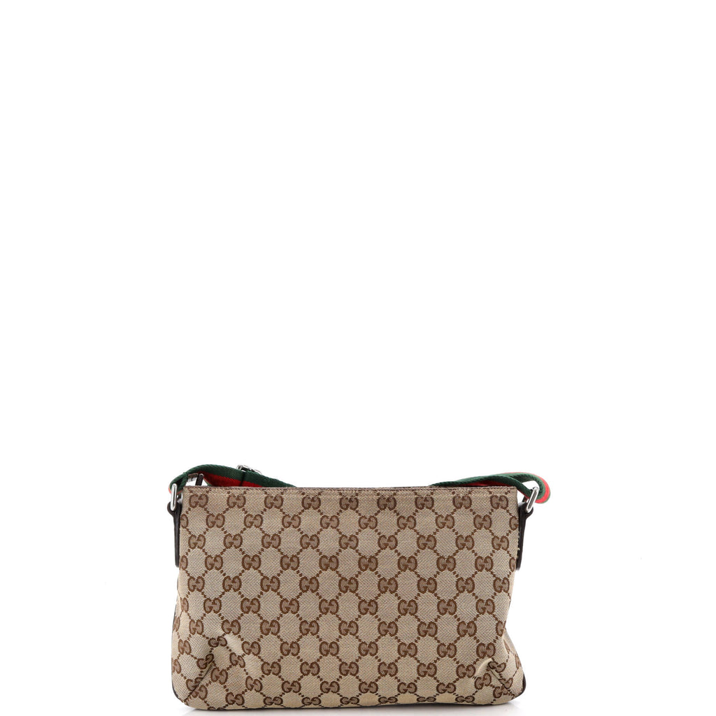 Web Strap Messenger Bag GG Canvas Small
