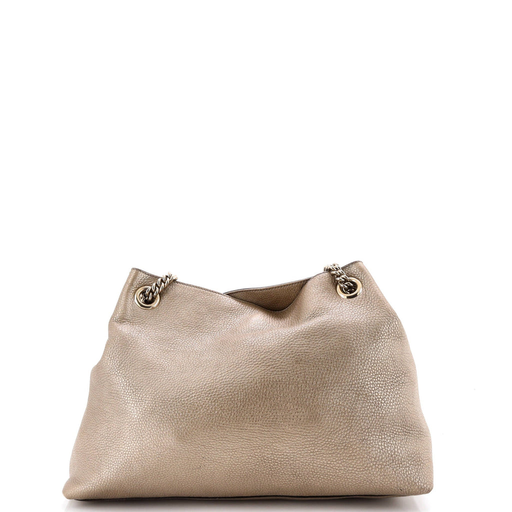 Soho Chain Strap Shoulder Bag Leather Medium