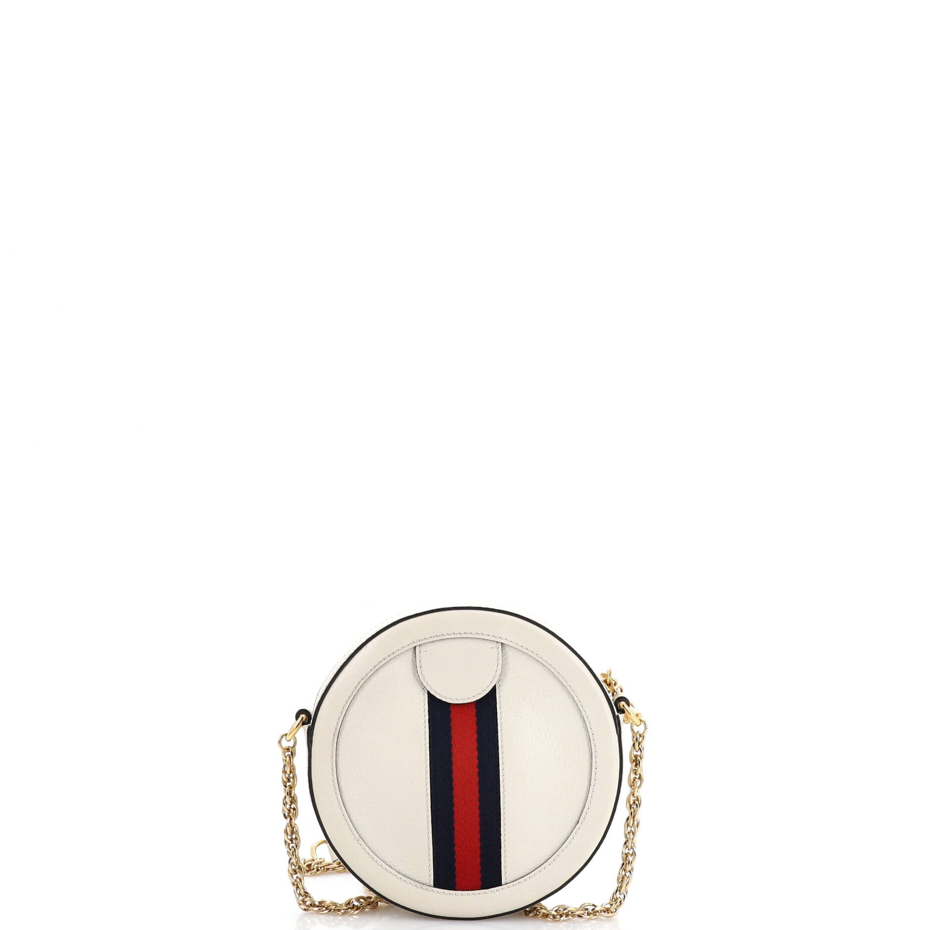 Ophidia Round Shoulder Bag Leather Mini