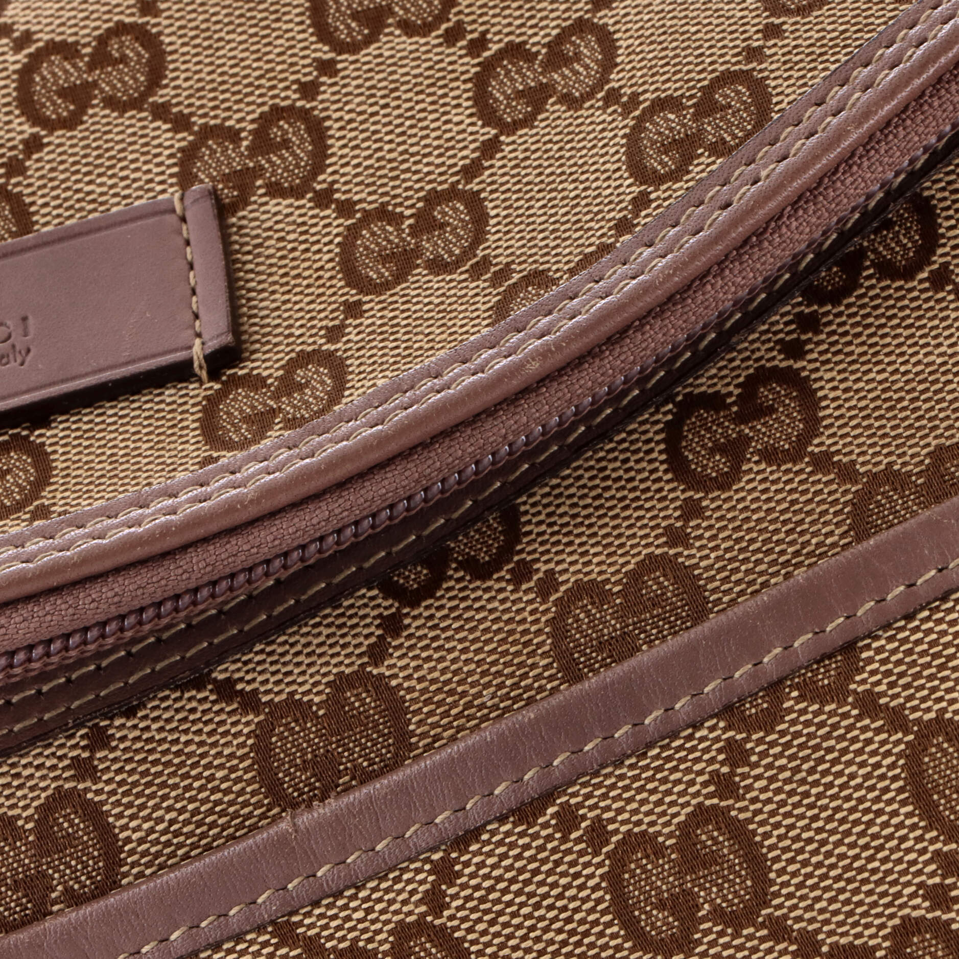 Diaper Crossbody Bag GG Canvas