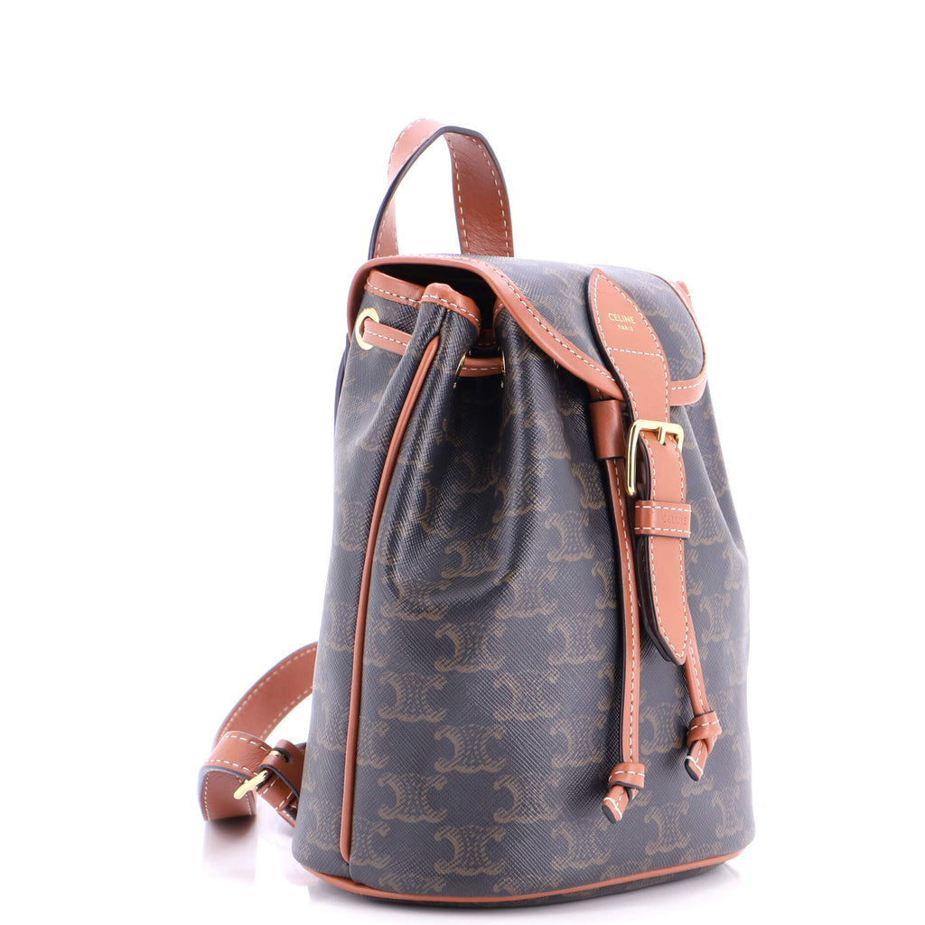 Folco Backpack Triomphe Coated Canvas Mini