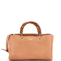 Bamboo Shopper Tote Leather Medium