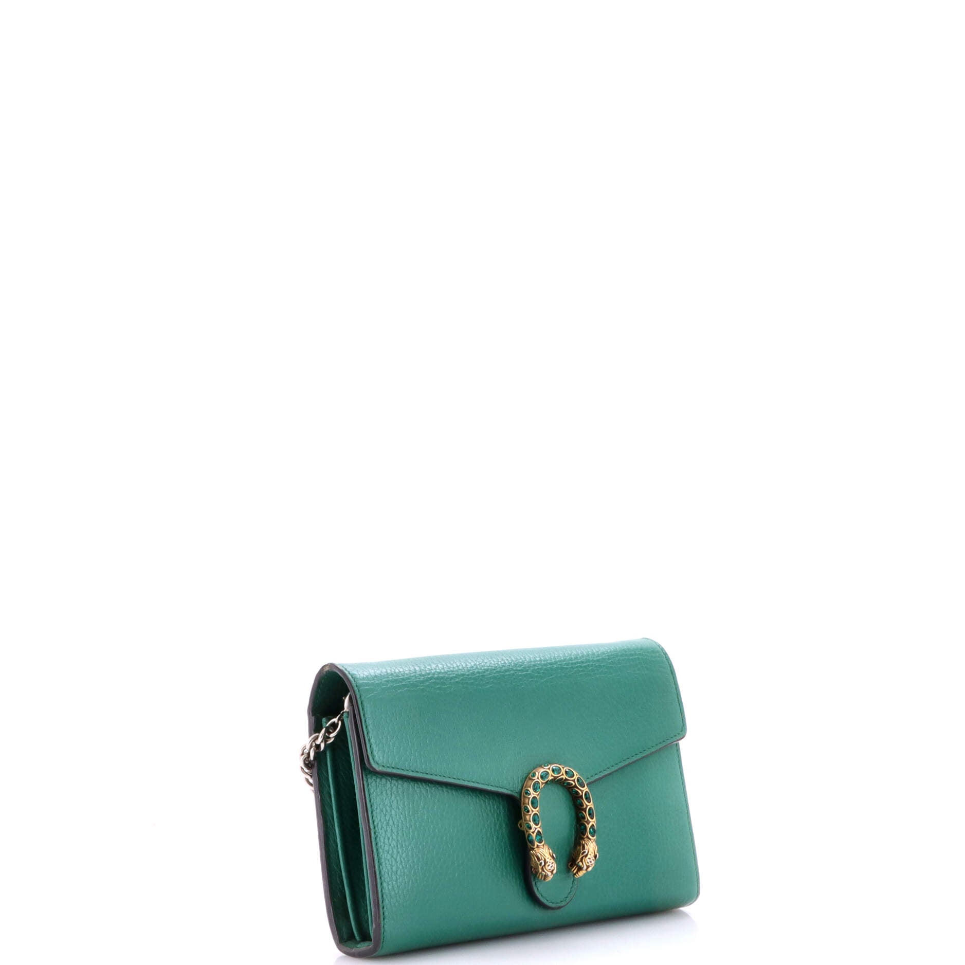 Dionysus Chain Wallet Leather with Embellished Detail Small