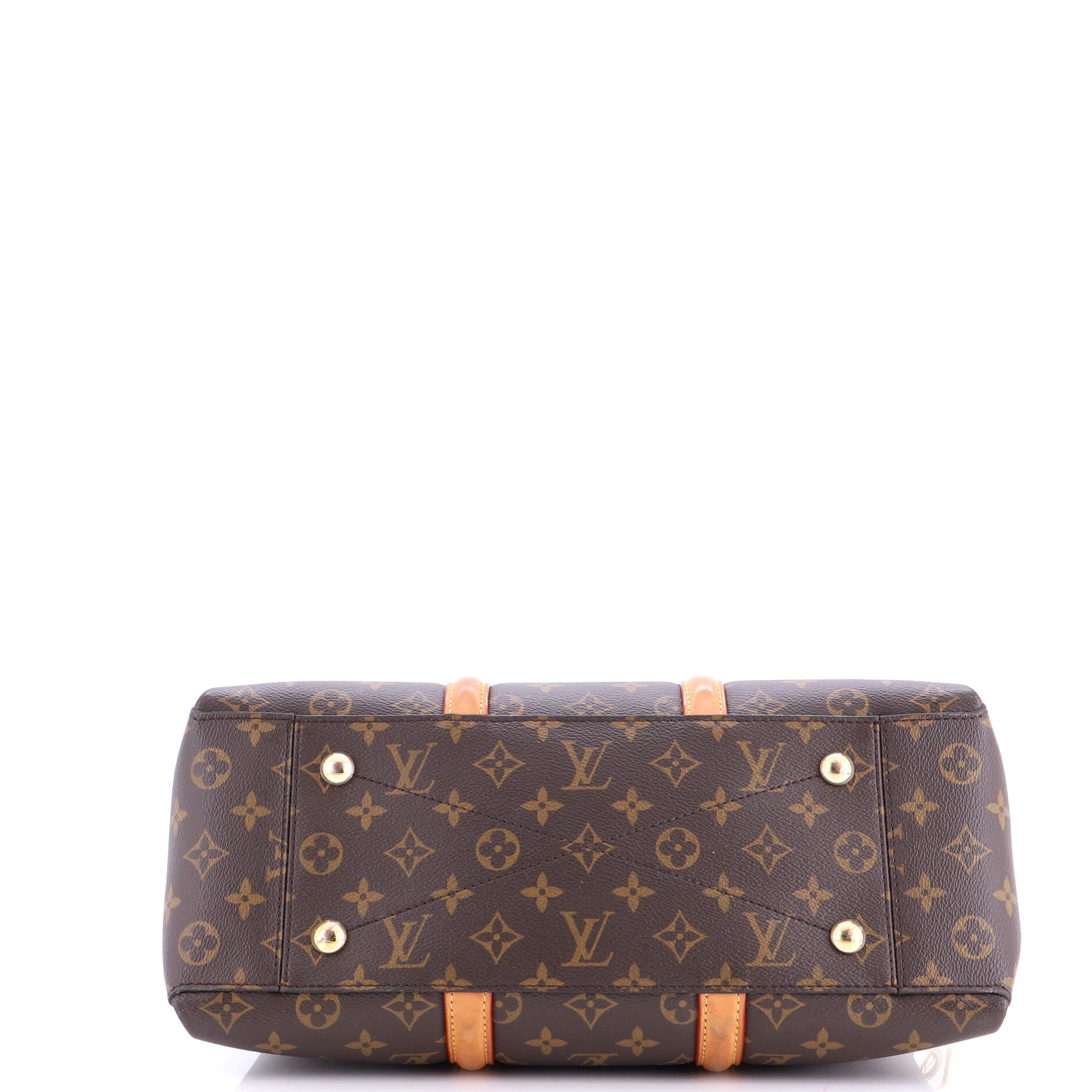 Soufflot Tote Monogram Canvas with Leather MM