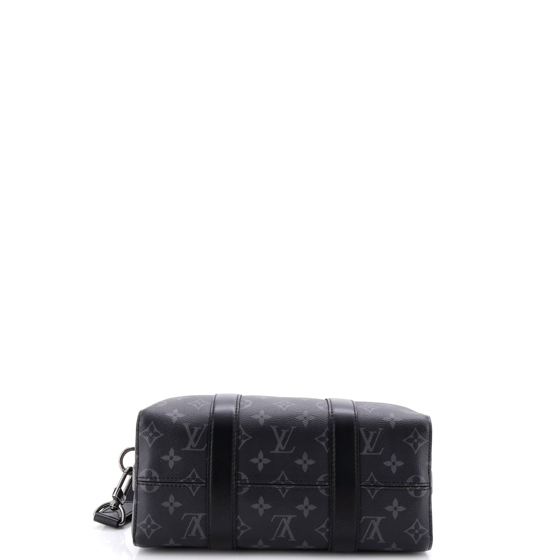 City Keepall Bag Reverse Monogram Eclipse Canvas