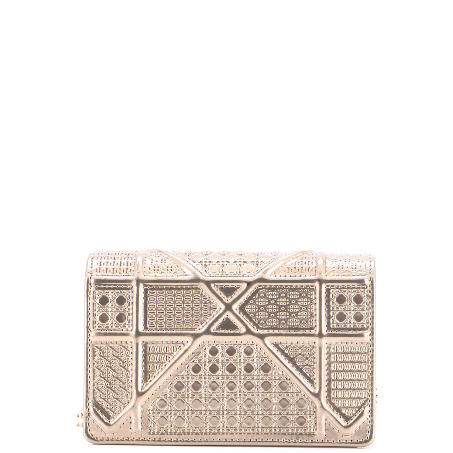Diorama Flap Bag Cannage Embossed Calfskin Baby