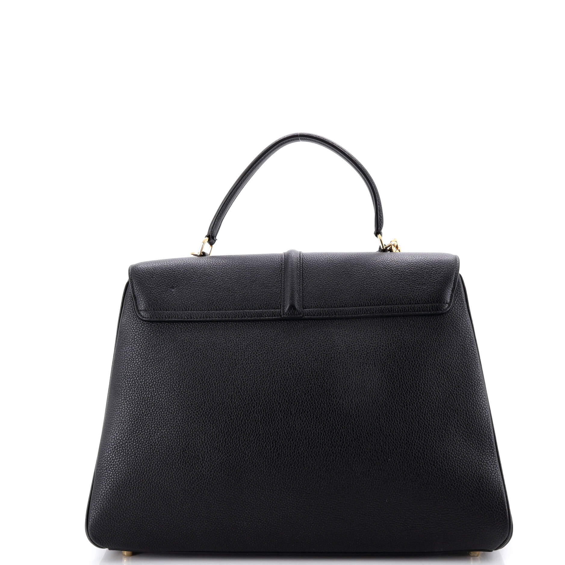 16 Top Handle Bag Grained Calfskin Medium
